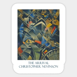 The Arrival by Christopher R. W. Nevinson Sticker